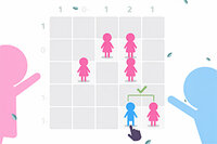 Empareja correctamente a chicos y chicas y mantén cada pareja perfecta