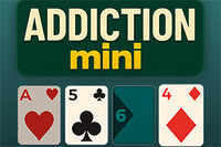 Disfruta de una mini versión de Addiction Solitaire con un reto rápido y