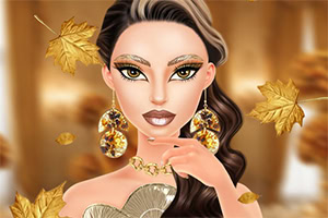 Autumn Glam Gala es un juego de belleza otoñal donde vistes a tres mejores amigas para un evento glamuroso