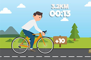 Saca tu bicicleta y da una vuelta por el barrio