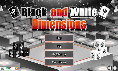 Mahjong Black and White Dimension - juega Mahjong gratis pantalla completa!