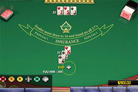 Disfruta de este elegante juego de blackjack con gráficos 3D