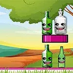 ¿Estás buscando un juego de disparar a botellas?