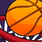 ¡Rebota la pelota con la plataforma azul y encesta!