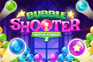 ¡Bubble Shooter: Witch Tower 2 trae de vuelta la magia de una forma divertida y apta para toda la familia!