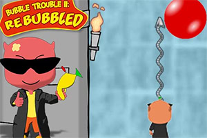 El pequeño demonio con gabardina está de vuelta para otra caótica aventura de explotar burbujas