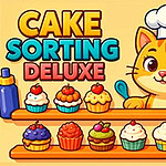 Cake Sorting Deluxe es un juego de rompecabezas divertido y relajante que pondrá a prueba tus habilidades para ordenar pasteles