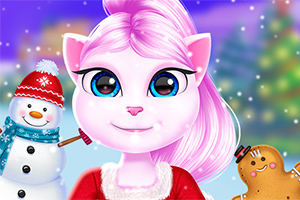 Cat Girl: Christmas Decor Game