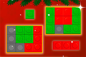 Christmas Block Sort añade un acogedor toque navideño a un clásico rompecabezas de ordenar bloques