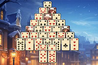 Disfruta de un desafío navideño de Pyramid Solitaire para Navidad