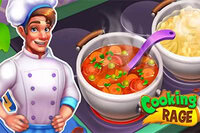 Cocina y sirve comidas deliciosas