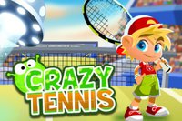 Disfruta de un juego de tenis de dibujos animados donde los jugadores luchan