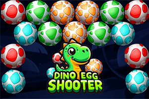 Dino Egg Shooter es un juego divertido ambientado en un colorido mundo prehistórico