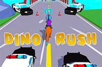 ¡Corre rápido con tu mascota dinosaurio en Dino Rush!