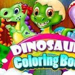 Coloreando dinosaurios