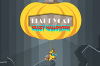 Flappy Cat: Crazy Halloween es un juego con un toque de tema de terror