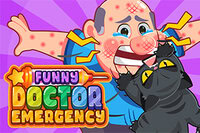 Atiende emergencias divertidas y haz sonreír a los pacientes en Funny Doctor