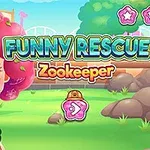 ¡Juega a Funny Rescue Zookeeper y salva a Amia de un choque en el zoológico!