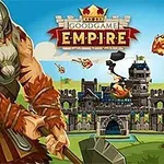 Imagen promocional del videojuego Goodgame Empire con un vikingo y un castillo siendo atacado