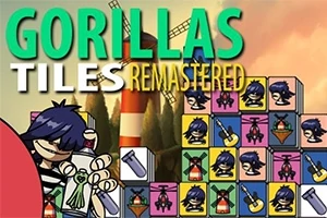 Gorillas es un juego de emparejamiento de fichas