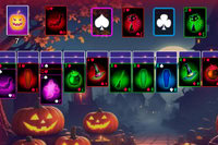 Juego de solitario Klondike para Halloween