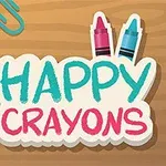 Happy Crayons es un juego de colorear en línea muy divertido