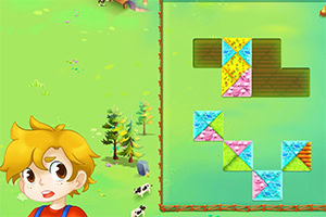 Happy Farm ofrece desafiantes retos lógicos en los campos en este juego en línea