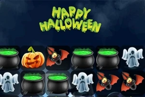 Feliz Halloween Match 3 es un juego casual de aventuras divertido y adictivo