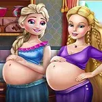 Princesas felices: amigas embarazadas