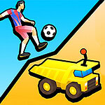 Kick and Ride es un juego de rompecabezas basado en la física que cuenta con dos modos de juego