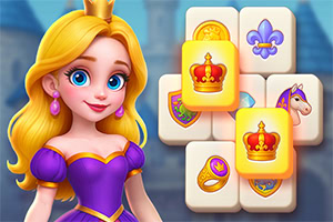 ¡Entra en el mágico Reino Real en Kings & Queens Mahjong!