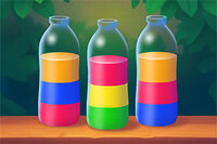 Magic Bottles es un relajante rompecabezas de clasificación de colores con un