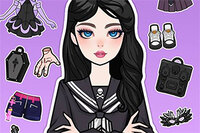 Crea looks encantados en Magical Diary: Paper Dress Up
