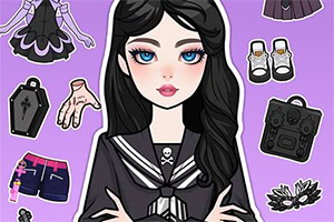 Crea looks encantados en Magical Diary: Paper Dress Up