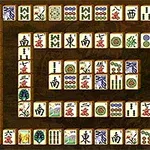 Tablero de Mahjong con fichas organizadas para jugar