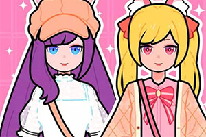 Crea looks adorables en Paper Doll Diary: Chibi Dolls