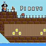 ¡El lindo barco pirata Jack es invadido por piratas y todo lo que quiere es llegar a su preciado cofre!