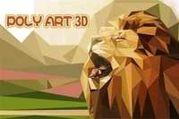 Disfruta de este relajante juego con Poly Art 3D