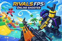 Rivals FPS: Online Shooter es un juego de disparos rápido y de bloques con
