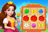 Royal Garden Match es un hermoso juego match-3 inspirado en jardinería y