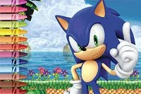 ¡Pinta estas cuatro imágenes superdivertidas de Sonic!
