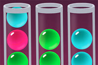 Sorting Balls es un divertido juego de rompecabezas con canicas de colores