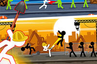 ¿Te gustan las peleas épicas con muchos Stickman?