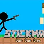Stickman tienes que matar a todos los hombres zombies del bloque