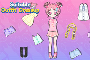Crea el look perfecto en Suitable Outfit Dressup
