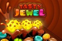 ¡En Tasty Jewel diviértete con un juego de rompecabezas de dulces!