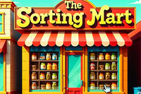 The Sorting Mart es un rompecabezas de ordenar estantes que convierte las