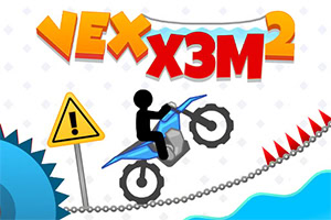 ¡Prepárate para más caos en motocicleta en Vex X3M 2!