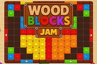 Wood Blocks Jam es un rompecabezas de lógica relajante con coloridos bloques