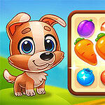 ¡Únete a Oscar, el inteligente perrito de granja, en Yummy Tales 3 — el divertido y adictivo juego Match 3!